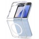 Θήκη Σιλικόνης Ringke Fusion Magnetic polycarbonate case with TPU frame for Samsung Galaxy Z Flip 6  / Z Flip 7 FE Clear (FMG856E52)