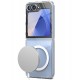 Θήκη Σιλικόνης Ringke Fusion Magnetic polycarbonate case with TPU frame for Samsung Galaxy Z Flip 6  / Z Flip 7 FE Clear (FMG856E52)