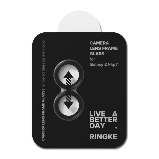 Γυαλί Προστασίας Κάμερας Ringke Camera Lens Frame Glass (2 Τεμάχια) for Samsung Galaxy Z Flip 7 (CLF1G1119) Black Γυαλί Προστασίας Κάμερας Ringke Camera Lens Frame Glass (2 Τεμάχια) for Samsung Galaxy Z Flip 7 (CLF1G1119) Black
