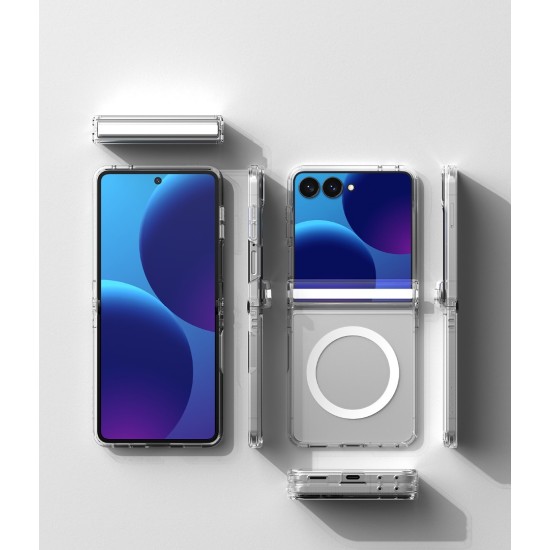 Θήκη Σιλικόνης Ringke Fusion Flap Magnetic polycarbonate case with TPU frame for Samsung Galaxy Z Flip 8 Clear (FFM1309R52) Θήκη Σιλικόνης Ringke Fusion Flap Magnetic polycarbonate case with TPU frame for Samsung Galaxy Z Flip 8 Clear (FFM1309R52)