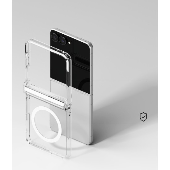 Θήκη Σιλικόνης Ringke Fusion Flap Magnetic polycarbonate case with TPU frame for Samsung Galaxy Z Flip 8 Clear (FFM1309R52) Θήκη Σιλικόνης Ringke Fusion Flap Magnetic polycarbonate case with TPU frame for Samsung Galaxy Z Flip 8 Clear (FFM1309R52)