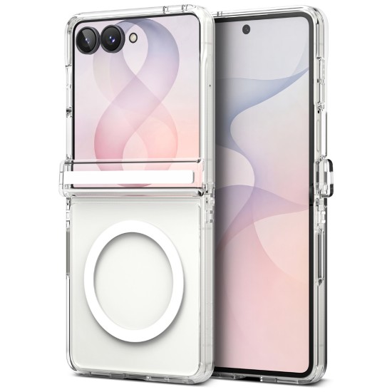 Θήκη Σιλικόνης Ringke Fusion Flap Magnetic polycarbonate case with TPU frame for Samsung Galaxy Z Flip 8 Clear (FFM1309R52) Θήκη Σιλικόνης Ringke Fusion Flap Magnetic polycarbonate case with TPU frame for Samsung Galaxy Z Flip 8 Clear (FFM1309R52)