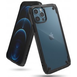 Θήκη Σιλικόνης Ringke Fusion X durable PC Case with TPU Bumper for iPhone 12 Pro Max black (FUAP0025)