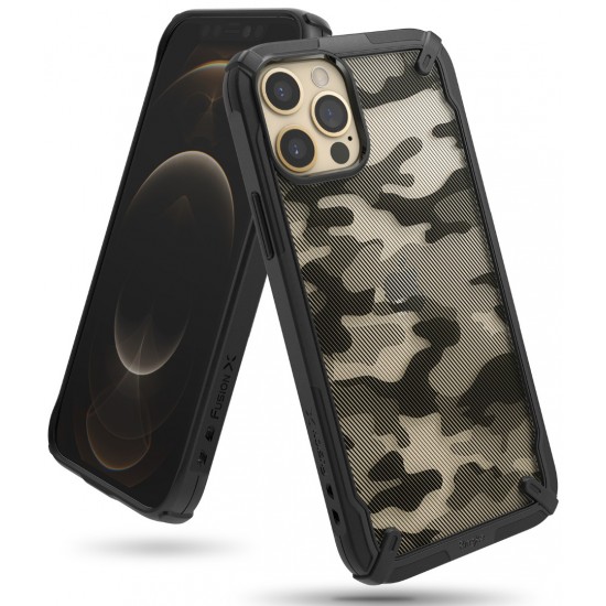 Θήκη Σιλικόνης Ringke Fusion X durable PC Case with TPU Bumper for iPhone 12 Pro Max black (FUAP0025) Θήκη Σιλικόνης Ringke Fusion X durable PC Case with TPU Bumper for iPhone 12 Pro Max black (FUAP0025)