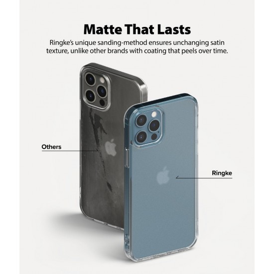 Θήκη Σιλικόνης Ringke Fusion Matte PC Case with TPU Bumper for iPhone 12 Pro Max transparent (FMAP0011)