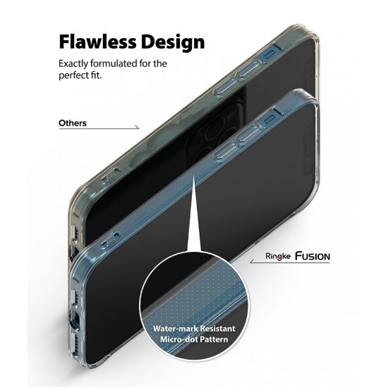 Θήκη Σιλικόνης Ringke Fusion Matte PC Case with TPU Bumper for iPhone 12 Pro Max transparent (FMAP0011)