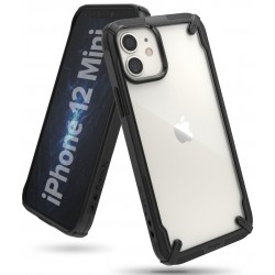 Θήκη Σιλικόνης Ringke Fusion X durable PC Case with TPU Bumper for iPhone 12 Mini black (FUAP0023)