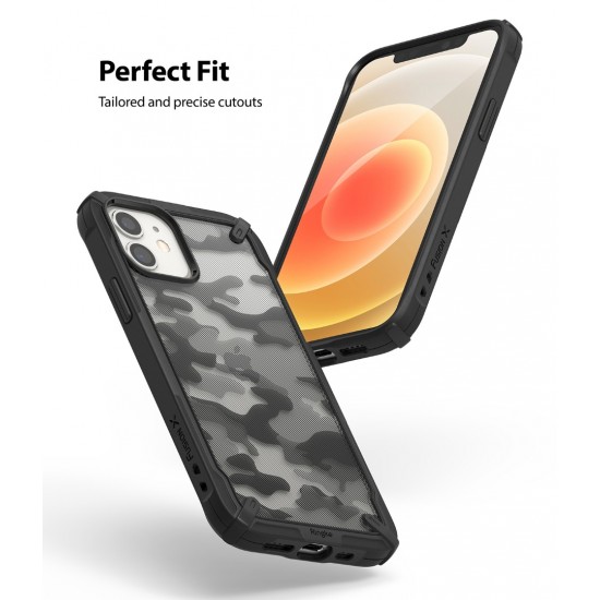 Θήκη Σιλικόνης Ringke Fusion X durable PC Case with TPU Bumper for iPhone 12 Mini black (FUAP0023) Θήκη Σιλικόνης Ringke Fusion X durable PC Case with TPU Bumper for iPhone 12 Mini black (FUAP0023)