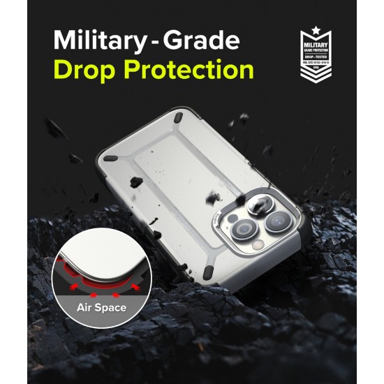 Θήκη Σιλικόνης Ringke DX Strong Duo-Layer Protection TPU Case Cover for iPhone 13 Pro black (DX573R55)