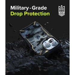 Θήκη Σιλικόνης Ringke Fusion X durable PC Case with TPU Bumper for iPhone 13 Pro Max Camo black (FX555E73) Θήκη Σιλικόνης Ringke Fusion X durable PC Case with TPU Bumper for iPhone 13 Pro Max Camo black (FX555E73)