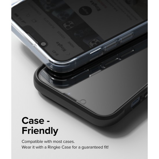 Γυαλί Προστασίας Ringke Privacy Tempered Glass Screen Protector Full Coveraged For iPhone 14 / 13 / 13 Pro / 16e jig Package (G4as082) Γυαλί Προστασίας Ringke Privacy Tempered Glass Screen Protector Full Coveraged For iPhone 14 / 13 / 13 Pro / 16e jig Package (G4as082)
