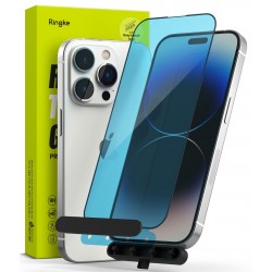 Γυαλί Προστασίας Ringke Invisible Defender ID Full Glass Tempered Glass Tough Screen Protector with Frame for iPhone 14 Pro Max jig Package (G4as087)