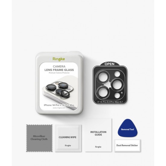 Γυαλί Προστασίας Κάμερας Ringke Camera Lens Frame Glass for iPhone iPhone 14 Pro / 14 Pro Max (CM63199RS) Black Γυαλί Προστασίας Κάμερας Ringke Camera Lens Frame Glass for iPhone iPhone 14 Pro / 14 Pro Max (CM63199RS) Black