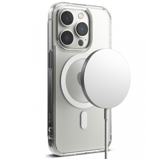 Θήκη Σιλικόνης Ringke Fusion Magnetic hard case with TPU frame for iPhone 14 Pro Mate Clear (FMGM641E52) (MagSafe compatible)