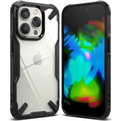 Θήκη Σιλικόνης Ringke Fusion X durable PC Case with TPU Bumper for iPhone 14 Pro black (FX643E55)