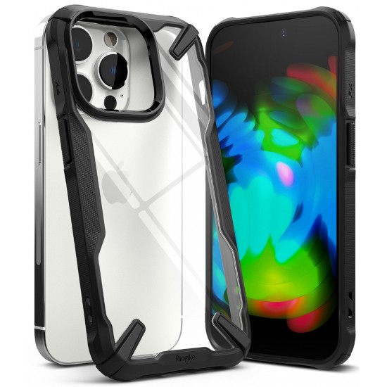 Θήκη Σιλικόνης Ringke Fusion X durable PC Case with TPU Bumper for iPhone 14 Pro Max black (FX647E55) Θήκη Σιλικόνης Ringke Fusion X durable PC Case with TPU Bumper for iPhone 14 Pro Max black (FX647E55)