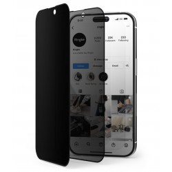 Γυαλί Προστασίας Ringke Privacy Tempered Glass Screen Protector Full Coveraged For iPhone 14 Plus / iPhone 13 Pro Max jig Package (G4as081)