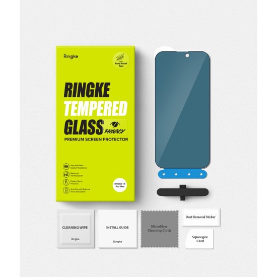Γυαλί Προστασίας Ringke Privacy Tempered Glass Screen Protector Full Coveraged For iPhone 14 Plus / iPhone 13 Pro Max jig Package (G4as081) Γυαλί Προστασίας Ringke Privacy Tempered Glass Screen Protector Full Coveraged For iPhone 14 Plus / iPhone 13 Pro Max jig Package (G4as081)