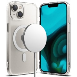 Θήκη Σιλικόνης Ringke Fusion Magnetic hard case with TPU frame for iPhone 14 Plus Mate Clear (FMGM637E52) (MagSafe compatible)