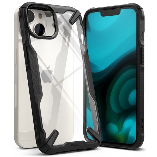 Θήκη Σιλικόνης Ringke Fusion X durable PC Case with TPU Bumper for iPhone 14 Plus black (FX639E55)