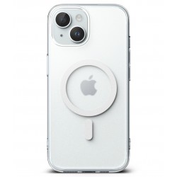 Θήκη Σιλικόνης Ringke Fusion Magnetic hard case with TPU frame for iPhone 15 Mate Clear (FMGM727E52) (MagSafe compatible)