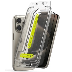 Γυαλί Προστασίας Ringke Easy Slide Tempered Glass Screen Protector for iPhone 15 Pro Max (2 Τεμάχια) (G4as827)