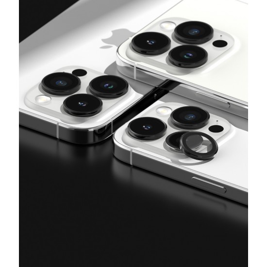 Γυαλί Προστασίας Κάμερας Ringke Camera Lens Frame Glass for iPhone iPhone 15 Pro Max (CM09837RS) Black
