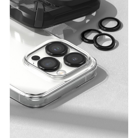Γυαλί Προστασίας Κάμερας Ringke Camera Lens Frame Glass for iPhone iPhone 15 Pro Max (CM09837RS) Black
