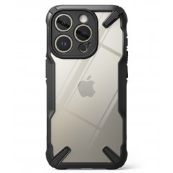Θήκη Σιλικόνης Ringke Fusion X durable PC Case with TPU Bumper for iPhone 15 Pro Max black (FX744E55)