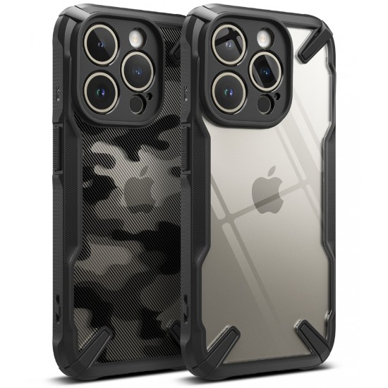 Θήκη Σιλικόνης Ringke Fusion X durable PC Case with TPU Bumper for iPhone 15 Pro Max black (FX744E55) Θήκη Σιλικόνης Ringke Fusion X durable PC Case with TPU Bumper for iPhone 15 Pro Max black (FX744E55)