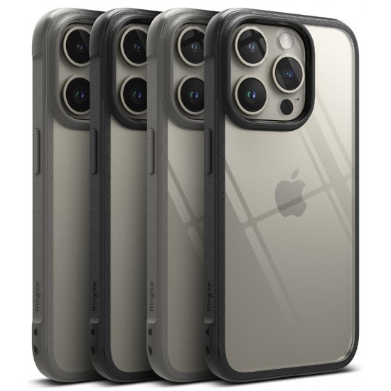 Θήκη Σιλικόνης Ringke Fusion Bold case with frame for iPhone 15 Pro Μax Clear Black (FBD743E55) Θήκη Σιλικόνης Ringke Fusion Bold case with frame for iPhone 15 Pro Μax Clear Black (FBD743E55)