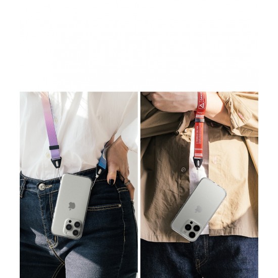 Θήκη Σιλικόνης Ringke Fusion TPU case with frame for iPhone 15 Pro Μax Matte Clear (FM742E52)