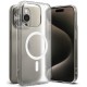 Θήκη Σιλικόνης Ringke Fusion Magnetic hard case with TPU frame for iPhone 15 Pro Max Mate Clear (FMGM742E52) (MagSafe compatible)