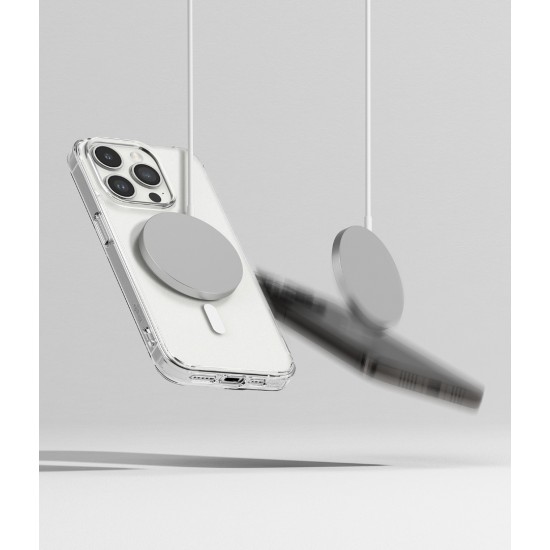 Θήκη Σιλικόνης Ringke Fusion Magnetic hard case with TPU frame for iPhone 15 Pro Max Mate Clear (FMGM742E52) (MagSafe compatible) Θήκη Σιλικόνης Ringke Fusion Magnetic hard case with TPU frame for iPhone 15 Pro Max Mate Clear (FMGM742E52) (MagSafe compatible)