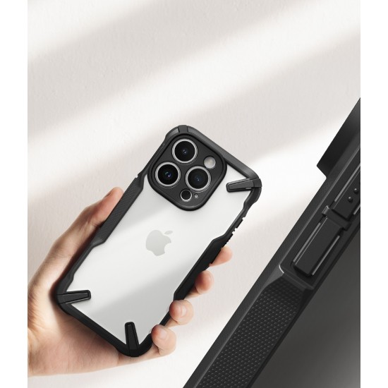 Θήκη Σιλικόνης Ringke Fusion X durable PC Case with TPU Bumper for iPhone 15 Pro Max black (FX744E55) Θήκη Σιλικόνης Ringke Fusion X durable PC Case with TPU Bumper for iPhone 15 Pro Max black (FX744E55)