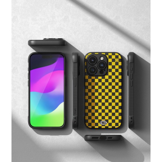 Θήκη Σιλικόνης Ringke Onyx Design Checkboard Yellow Case Cover for iPhone 15 Pro Max Black (OD746E239) Θήκη Σιλικόνης Ringke Onyx Design Checkboard Yellow Case Cover for iPhone 15 Pro Max Black (OD746E239)