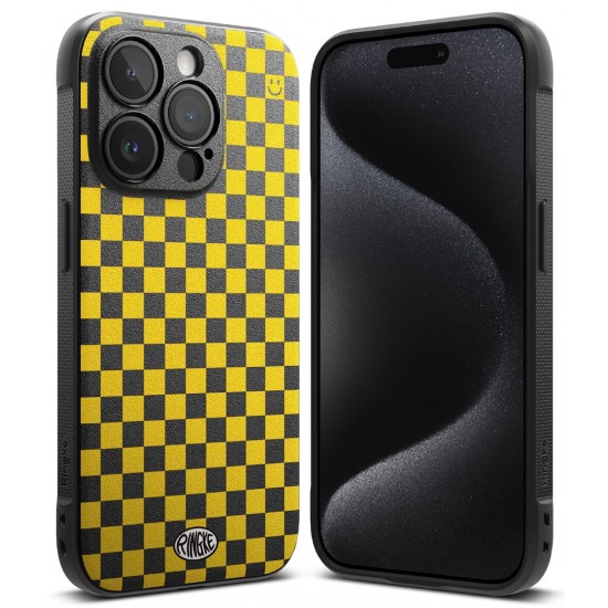 Θήκη Σιλικόνης Ringke Onyx Design Checkboard Yellow Case Cover for iPhone 15 Pro Max Black (OD746E239) Θήκη Σιλικόνης Ringke Onyx Design Checkboard Yellow Case Cover for iPhone 15 Pro Max Black (OD746E239)