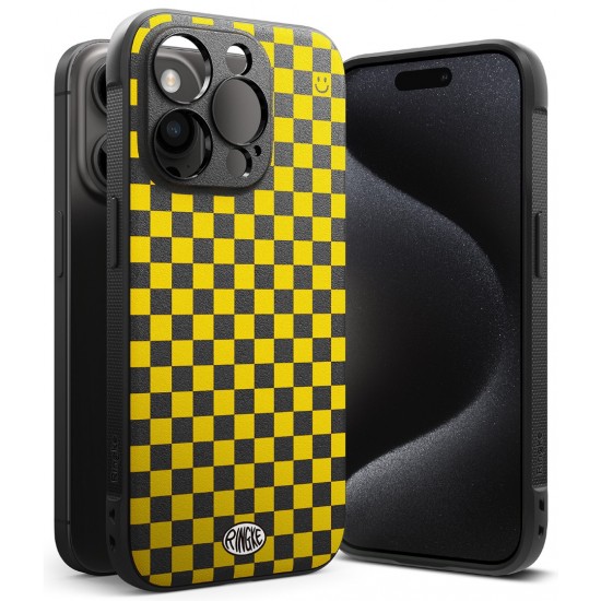 Θήκη Σιλικόνης Ringke Onyx Design Checkboard Yellow Case Cover for iPhone 15 Pro Max Black (OD746E239) Θήκη Σιλικόνης Ringke Onyx Design Checkboard Yellow Case Cover for iPhone 15 Pro Max Black (OD746E239)