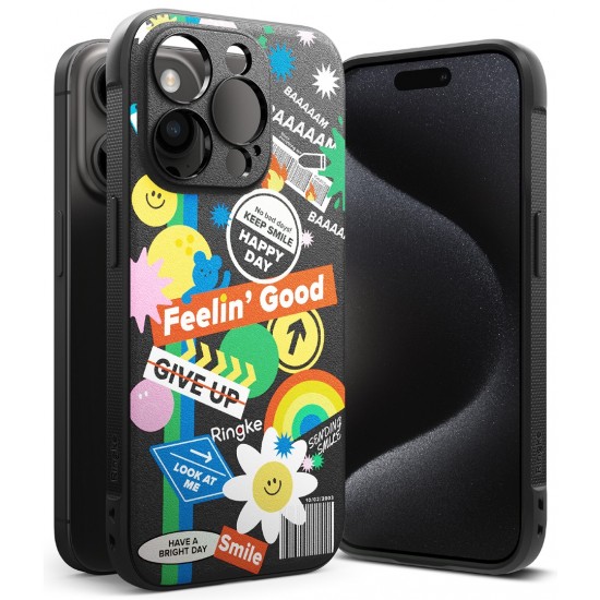 Θήκη Σιλικόνης Ringke Onyx Design Sticker Case Cover for iPhone 15 Pro Max black (OD746E238) Θήκη Σιλικόνης Ringke Onyx Design Sticker Case Cover for iPhone 15 Pro Max black (OD746E238)