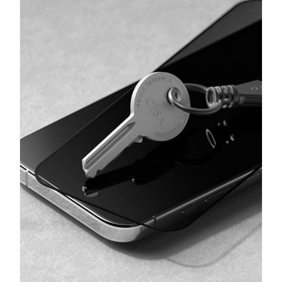 Γυαλί Προστασίας Ringke Privacy Tempered Glass Screen Protector Full Coveraged For iPhone 15 Pro Max jig Package (G4as120)