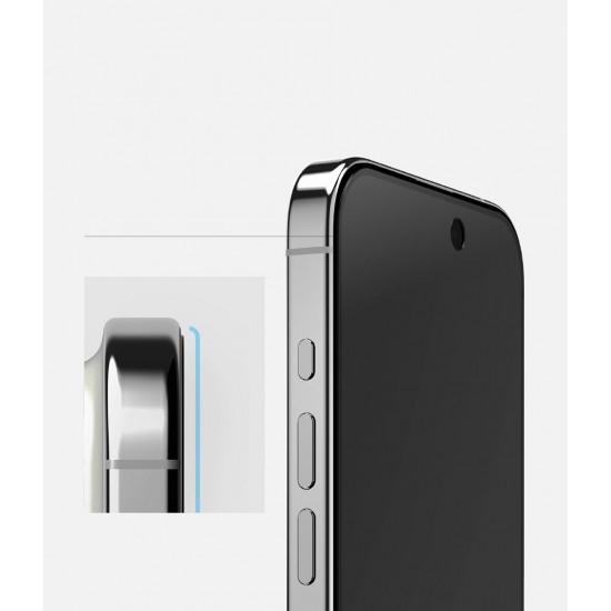 Γυαλί Προστασίας Ringke Privacy Tempered Glass Screen Protector Full Coveraged For iPhone 15 Pro Max jig Package (G4as120)