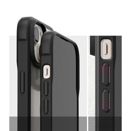 Θήκη Σιλικόνης Ringke Fusion Bold case with frame for iPhone 15 Clear Black (FBD728E55) Θήκη Σιλικόνης Ringke Fusion Bold case with frame for iPhone 15 Clear Black (FBD728E55)