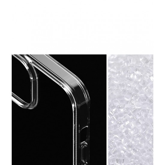 Θήκη Σιλικόνης Ringke Fusion TPU case with frame for iPhone 15 Plus Clear (F732E52)