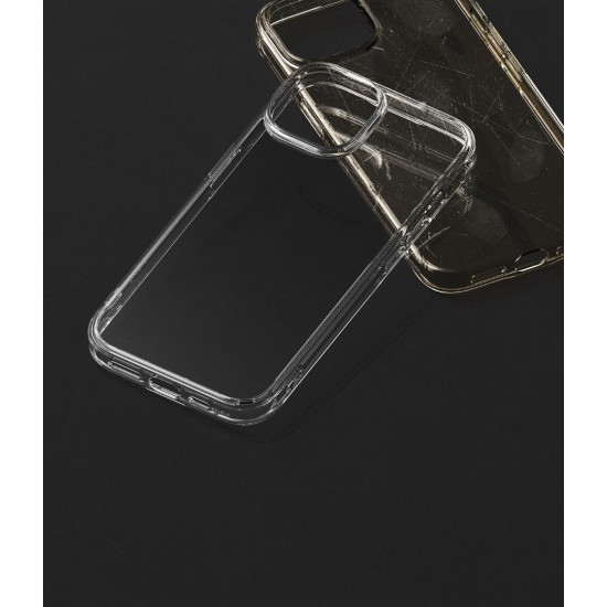 Θήκη Σιλικόνης Ringke Fusion TPU case with frame for iPhone 15 Plus Clear (F732E52)