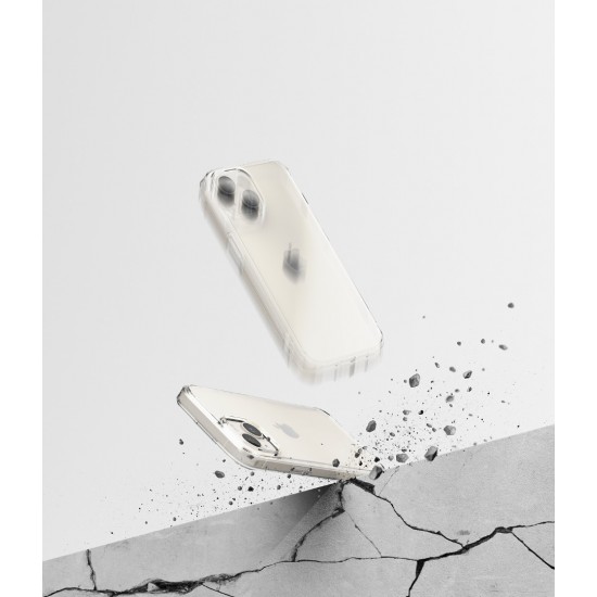Θήκη Σιλικόνης Ringke Fusion TPU case with frame for iPhone 15 Plus Clear (F732E52)