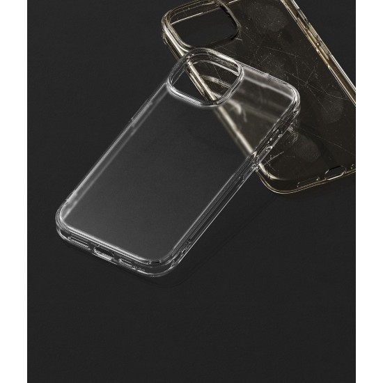 Θήκη Σιλικόνης Ringke Fusion TPU case with frame for iPhone 15 Plus Matte Clear (FM732E52)