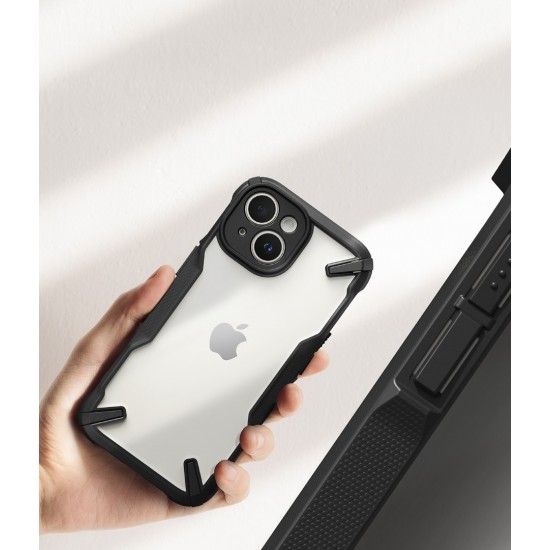 Θήκη Σιλικόνης Ringke Fusion X durable PC Case with TPU Bumper for iPhone 15 Plus black (FX734E55) Θήκη Σιλικόνης Ringke Fusion X durable PC Case with TPU Bumper for iPhone 15 Plus black (FX734E55)
