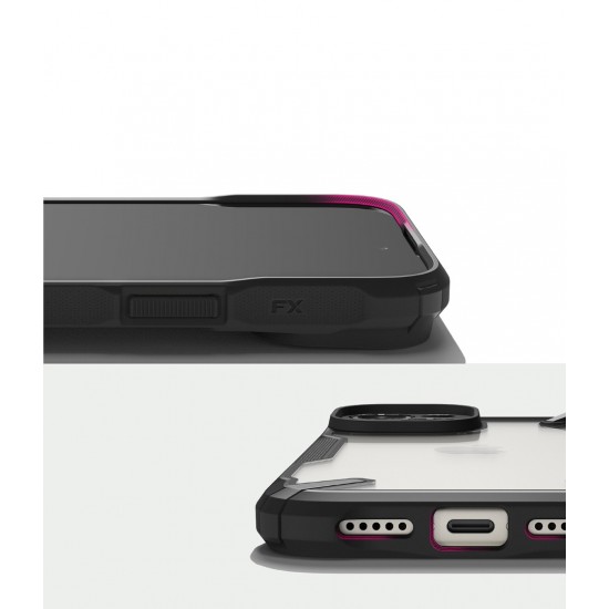Θήκη Σιλικόνης Ringke Fusion X durable PC Case with TPU Bumper for iPhone 15 Plus black (FX734E55) Θήκη Σιλικόνης Ringke Fusion X durable PC Case with TPU Bumper for iPhone 15 Plus black (FX734E55)