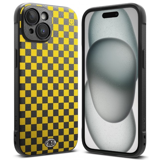 Θήκη Σιλικόνης Ringke Onyx Design Checkboard Yellow Case Cover for iPhone 15 Black (OD731E239) Θήκη Σιλικόνης Ringke Onyx Design Checkboard Yellow Case Cover for iPhone 15 Black (OD731E239)