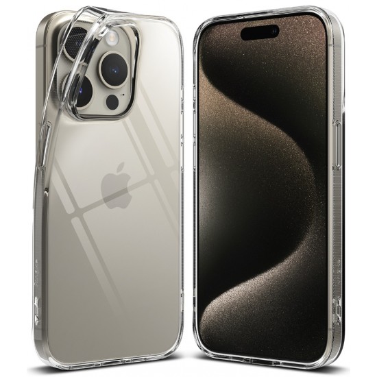 Θήκη Σιλικόνης Ringke Air Cover Gel TPU Case for iPhone 15 Pro transparent (A740E52)